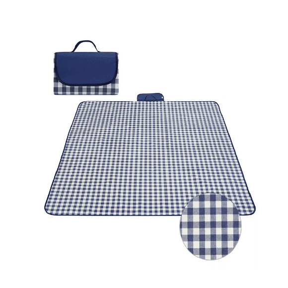 Tapete Impermeable Acampar 145x200cm Azul
