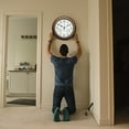 thumbnail image 3 of Wall Clock 12 Inch Outdoor Wall Clock Wall Clock With Temperature And Humidity Large Wall Clock Silent Wall Clock In Courtyard Garden Bathroom, 3 of 5