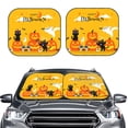 thumbnail image 2 of Naloa Happy Halloween1 Print 2-Piece Windshield Sunshade,Foldable Car Front Window Sun Shades,for Most Sedans SUV Truck-Medium, 2 of 6