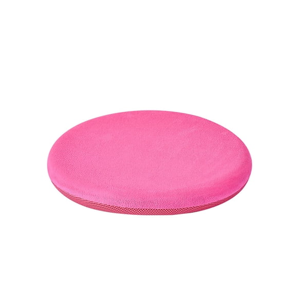 Injueey Cojín de asiento portátil Color sólido transpirable 4 estaciones hogar Oficina automotriz sillón sofá alfombrilla Decoración del hogar Rosa roja Injueey HA084585-06