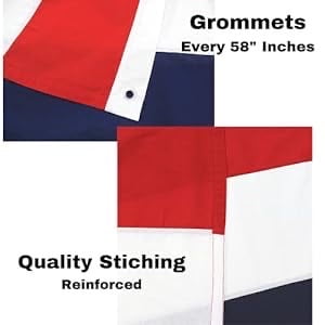 Serafina Home American Flag Bunting Election Reelection Decorations, Patriotic Banner Outside,30 Feet x 24",USA Red White Blue Outdoor Banners Buntings