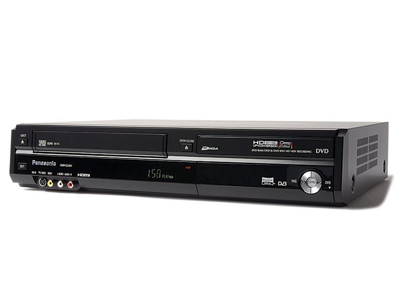 Scheur pit wassen Panasonic DMR-EZ48V DVD Recorder VCR, Digital Tuner, 1080p Up-Conversion  Original Accesories (NEW) - Walmart.com