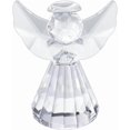 thumbnail image 1 of Crystal Angel Figurine Collection Pretty Glass Ornament Cute Statue Home Decor Table Animal Collectible Gift on Desk, 1 of 4