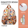 thumbnail image 5 of Floral Student Travel Backpack, Waterproof, Multi-Layer Storage, Lightweight, Buckle Fastening, Ideal Birthday or School Gift, 5 of 6