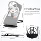 thumbnail image 3 of Asiento portátil Baby Bouncer HKAI de 0 a 18 meses con 3 modos, gris claro, 3 of 6