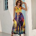 thumbnail image 2 of Colorful Elephant Flower King Size Sleeveless Dress Dresses Summer Women Dresses Clothing Woman Dresses Dress, 2 of 6