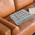 thumbnail image 7 of Potrochi Square Large Pillows Seating for Adults, Soft Thicken Yoga Meditation Cushion, Square Floor Seat Pillows Cushions, Tufted Corduroy Floor Cushions for Living Room Tatami, 7 of 7