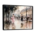 thumbnail image 2 of Designart "Fashion Impressionist gracefulness I" Fashion Floater Framed Canvas Print, 2 of 7