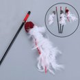 thumbnail image 2 of Cat Teaser Toy Artificial Funny Cat Feather Toy Cat Interactive Toy, 2 of 8