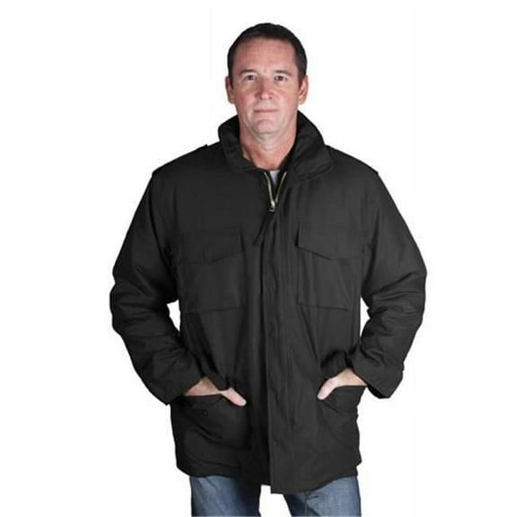 Fox Outdoor 68-31BL BLACK XL  M65 Field Jacket with Liner