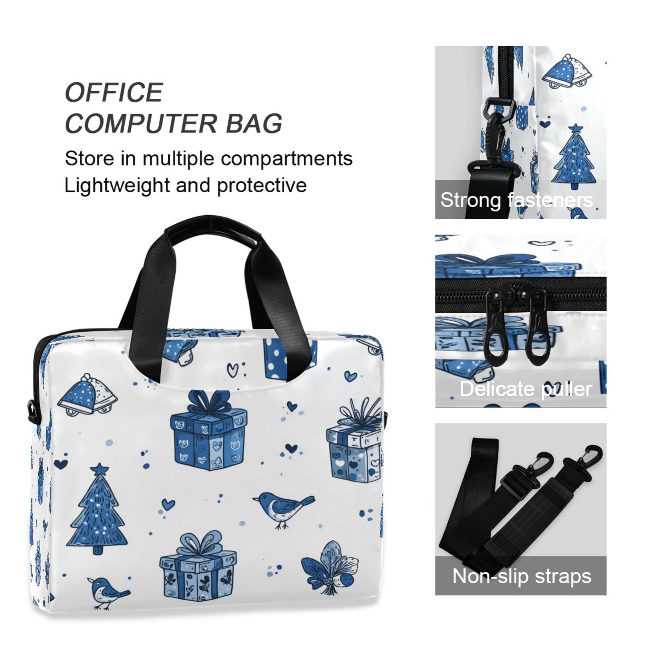 Laptop Bag Laptop Briefcase 15.7 x 3 x 11.8 Inches Laptop Bag Briefcases Laptop Storage Travel Laptop Bag Work Laptop Bag Gifts and Birds