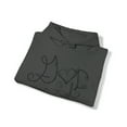 thumbnail image 4 of God is good. Heart & Cross on back. Christian Art on a Unisex Hoodie., 4 of 4