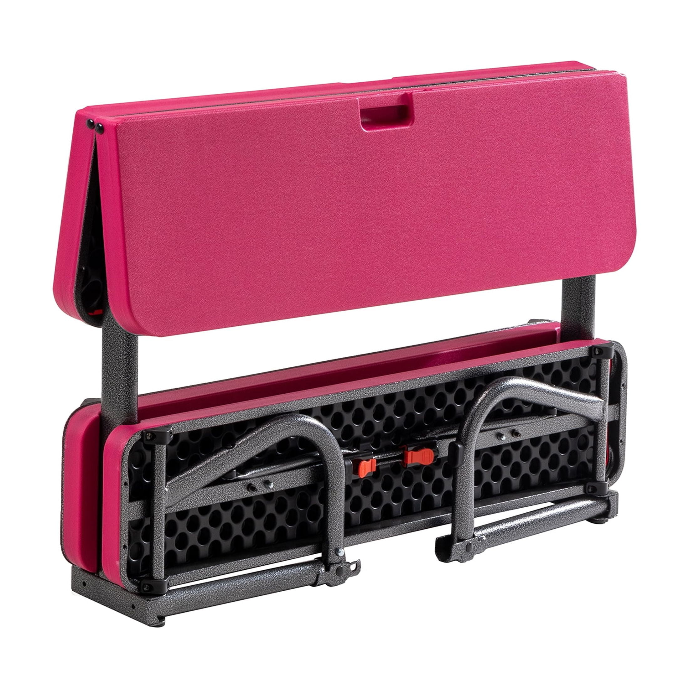 Your Zone Folding Kid's Picnic Activity Table for Ages 3-8, Pink