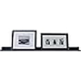thumbnail image 3 of InPlace Shelving 9084680 Floating Wall Shelf with Picture Ledge, Black, 35.4-Inch Wide by 4.5-Inch Deep by 3.5-Inch High, 3 of 4