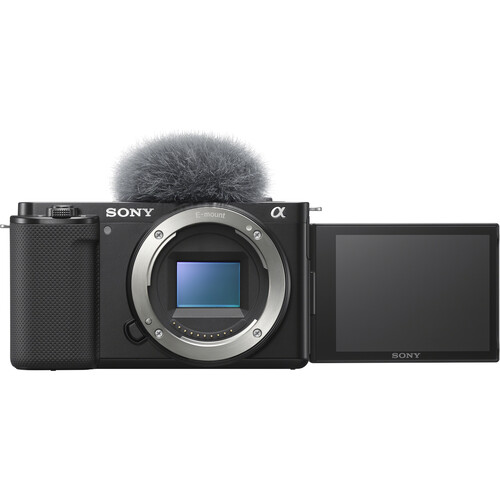 Sony ZV-E10 Mirrorless Camera (Body Only, Black) - ILCZV-E10/B