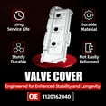 thumbnail image 6 of MITZONE Valve Covers Right Passenger Side Compatible with Toyota Tundra Tacoma 4Runner 1996-2004 T100 3.4L V6 1995-1998, 6 of 7