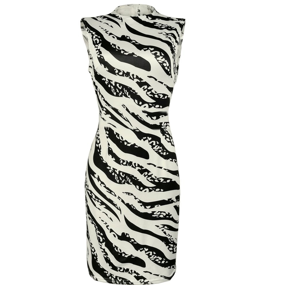 tight zebra dress