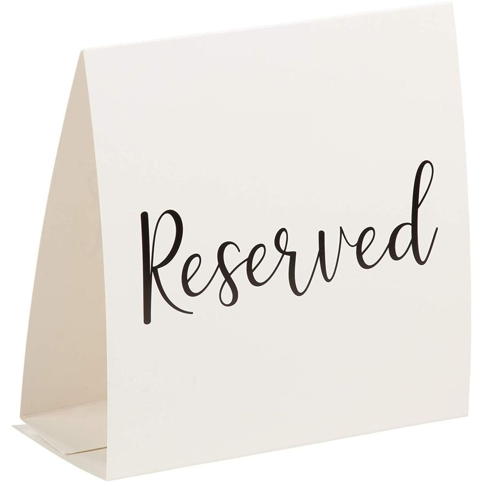 BOHO Kraft/White/Ivory 5 Personalised Large Wedding Reserved Place Name Tags 