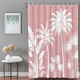 Shower Curtain,Tropical Palm Tree Silhouette Waterproof Shower Curtain ...