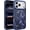 Deep Blue, variant on Case for iPhone 17 Pro Max Case, Magnetic Phone Case for iPhone 17 Pro Max [Compatible with MagSafe] Slim Fit Flowers Floral Design Shockproof Protective Bumper Women Men Girls Cover - Wine Red
