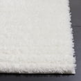 thumbnail image 3 of SAFAVIEH Tahoe Candyce Solid Shag Area Rug, Ivory, 6'7" x 6'7" Square, 3 of 8