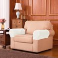 thumbnail image 2 of Funda de Sillón de Terciopelo Antideslizante Subrtex 2pcs Blanco, 2 of 6