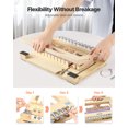 thumbnail image 3 of VEVOR Soap Cutter, Cut 1-12 Bars, Precisely and Accurately Cut 1 Inch Bars, Wood Frame With Steel Wire, with Extra Wires, Multi Handmade Soap Wire Cutter for Candles, DIY Making Cutting Tool, 3 of 9