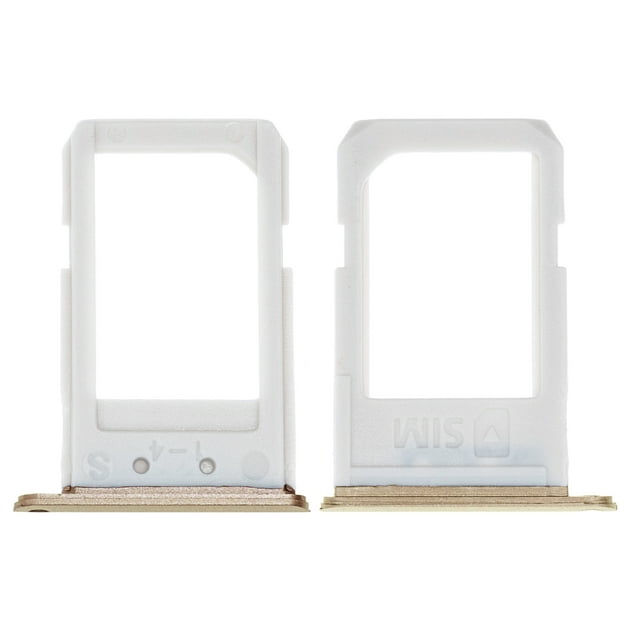 Esource Parts Samsung Galaxy S6 Edge Plus Plateau pour Carte Sim Compatible Or Platine