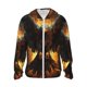 thumbnail image 1 of Balery Cool Black Eagle Sudadera ligera de manga larga con capucha y protección solar UPF 50+ para hombre y mujer, ideal para pesca y running-Medium, 1 of 7