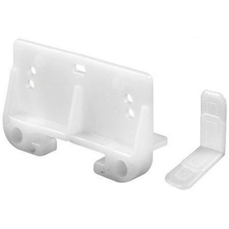 Prime Line R7128 White Drawer Track Guide Kit Walmart Com