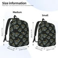 thumbnail image 2 of Vsdgher Faces Of The Cat Print Canvas Backpack Travel Rucksack Unisex Knapsack 15.7/17.7Inch Laptop Backpack for Work,College-Medium, 2 of 5