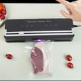 thumbnail image 4 of Vacuum Sealer Machine with Cutter, 120W Automatic Vacuum Air Food Sealer Compact Food Vacuum Sealing Preservation System Compact Food Sealing Machine for Home Kitchen, 4 of 7