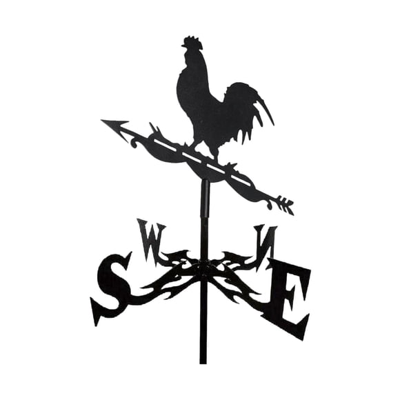Mount Weather Vane with Animal Silhouette Statue Stake Weathervane