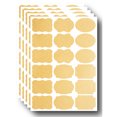 thumbnail image 1 of Kraft Labels - Adhesivo de papel kraft autoadhesivo ecológico, varios tamaños, adhesivo de pizarra, adhesivo de papel kraft en blanco para el hogar, tarros de albañil, regalo, 10 hojas TUNC Sencillez, 1 of 5