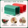 thumbnail image 2 of Bamboohart 2Pcs Wrapping Paper Roll Cutter Tool Paper Cutter  Wrapping Paper Cutter with 4 Replaceable Blade Set Heavy Duty Paper Cutters for Crafting Classroom Home Birthday Gift Cutter, 2 of 7