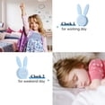 thumbnail image 5 of Kids Digital Alarm Clock with Cute Blue Night Light, Sleep Learning Clock, 2 Alarms, 6 Ringtones, Thermometer, Snooze, Timer, Countdown 2000mAh Rechargeable, 5 of 5