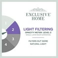 thumbnail image 4 of Exclusive Home Kochi Light Filtering Linen Blend Grommet Top Curtain Panel Pair, 54"x96", Black Pearl, 4 of 7