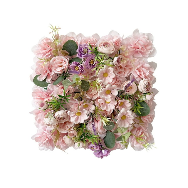 Birdeem Artificial Flower Wall for Wedding Decoration,Realistic Floral Backdrop with Easy Installation,Durable Plastic Material for Indoor and Outdoor Events,Party and Commercial Use