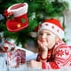 thumbnail image 5 of Adornos navideños, adornos navideños, regalos navideños. Botas de caramelo navideñas ideales para guardar dulces navideños. Botas rojas aterciopeladas. Portalápices colgantes. Bolsas de regalo. Botas, 5 of 6
