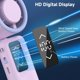 thumbnail image 5 of Foldable Handheld Fan With Digital Display Adjustable Speed USB Rechargeable Mini Fan With Lanyard Portable Fan For Travel Commute Outdoor, 5 of 9