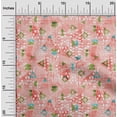 thumbnail image 1 of oneOone Polyester Lycra Pink Fabric Shapes Geometric Fabric For Sewing Printed Craft Fabric By The Yard 56 Inch Wide, 1 of 4