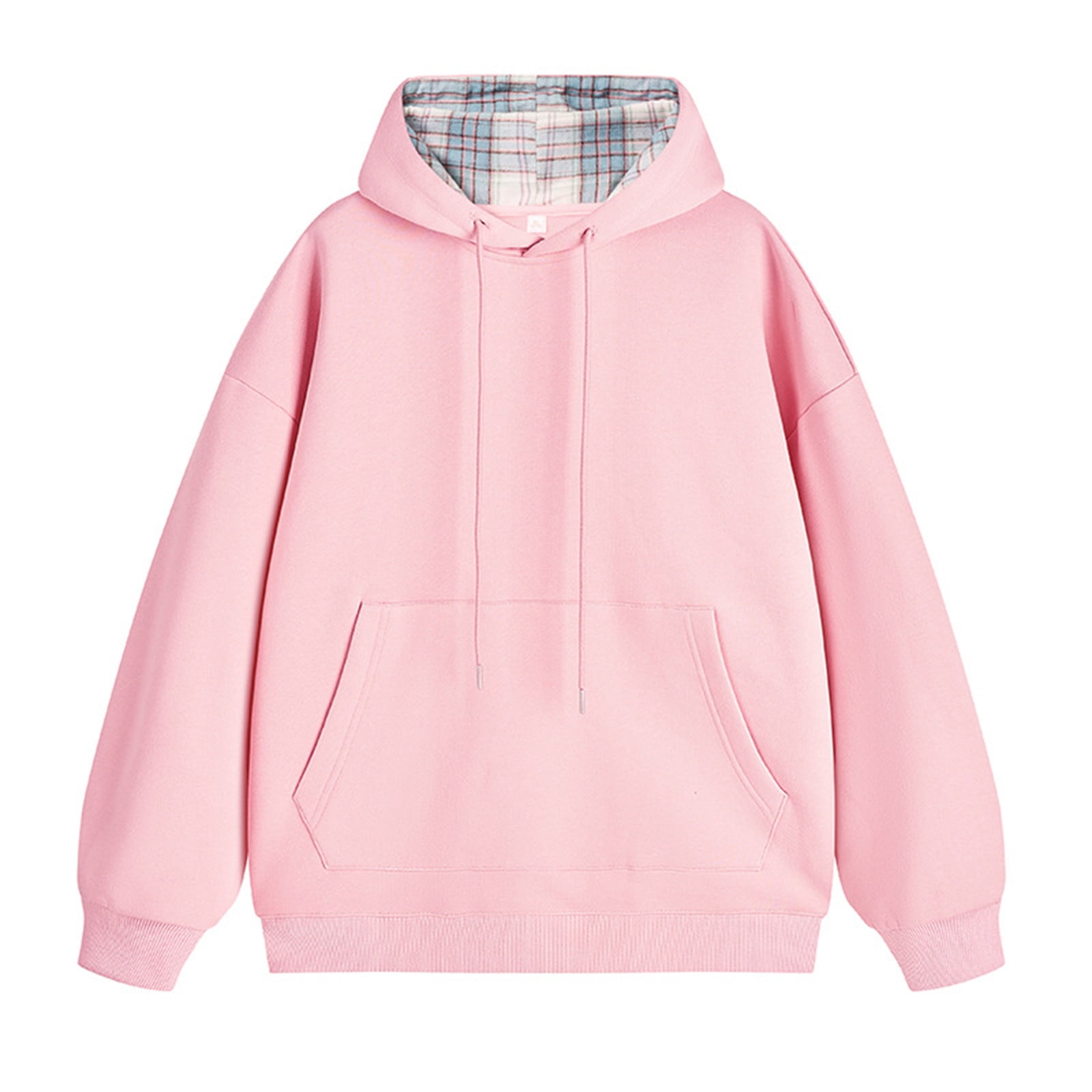 RXIRUCGD Men Casual Fashion Solid Long Sleeve Tops Blouse Hoodie