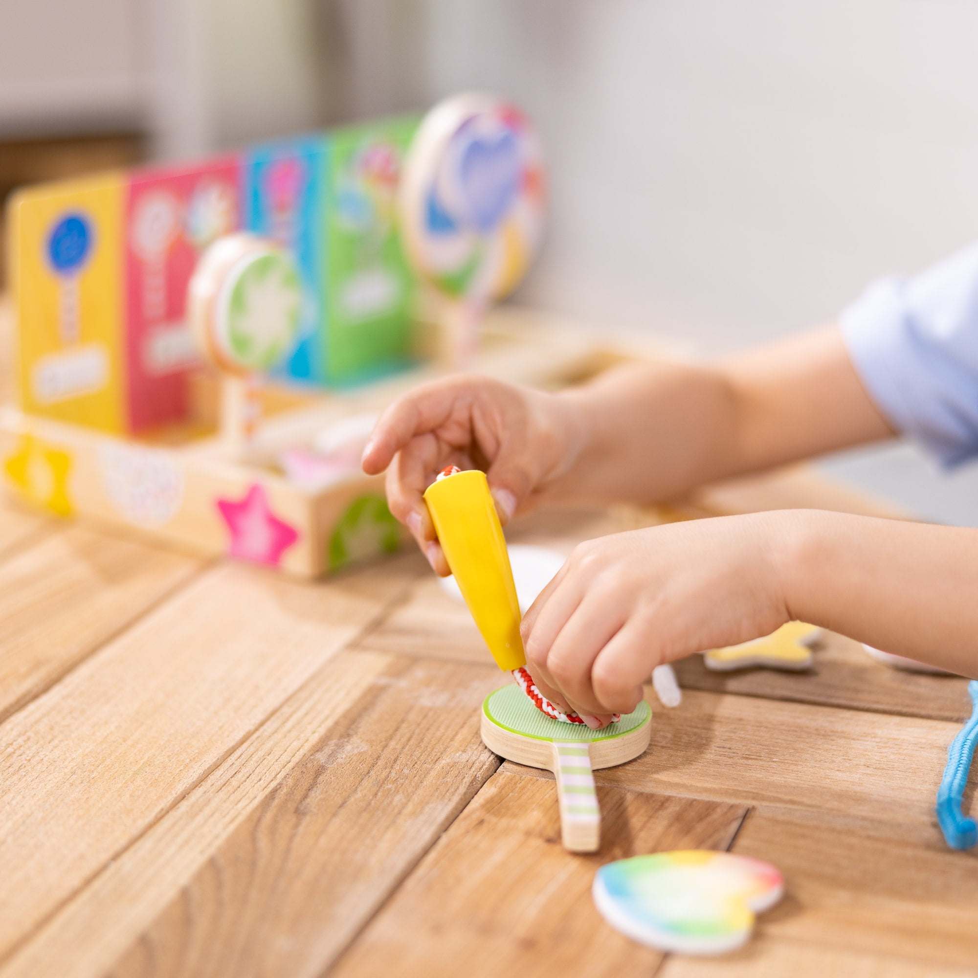 Melissa & Doug Wooden Lollipop Play Set for Preschool Girls and Boys 3+ - FSC Certified