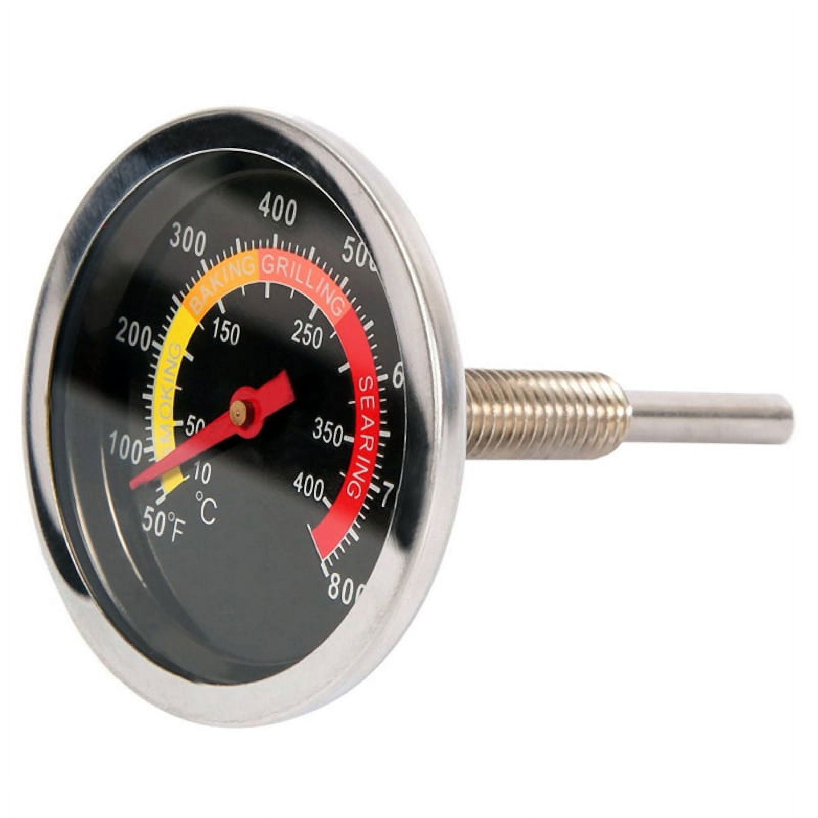 BBQ Smoker Grill Steel Thermometer Temperature Gauge 50-400℃ J9L2 ...