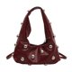 thumbnail image 5 of Bolso de mujer de moda con tachuelas de estilo europeo y americano 2025, nuevo modelo de gran capacidad, versión coreana, bandolera cruzada, bolso de mano., 5 of 10