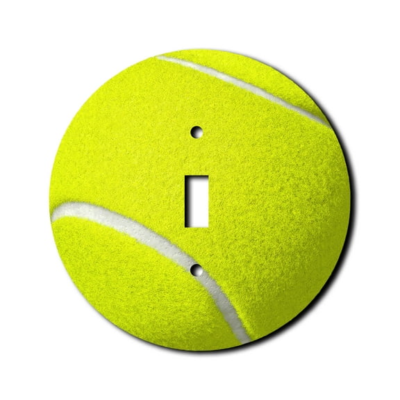 Off The Wall Plates - Tennis ball - Single Gang Light Switch