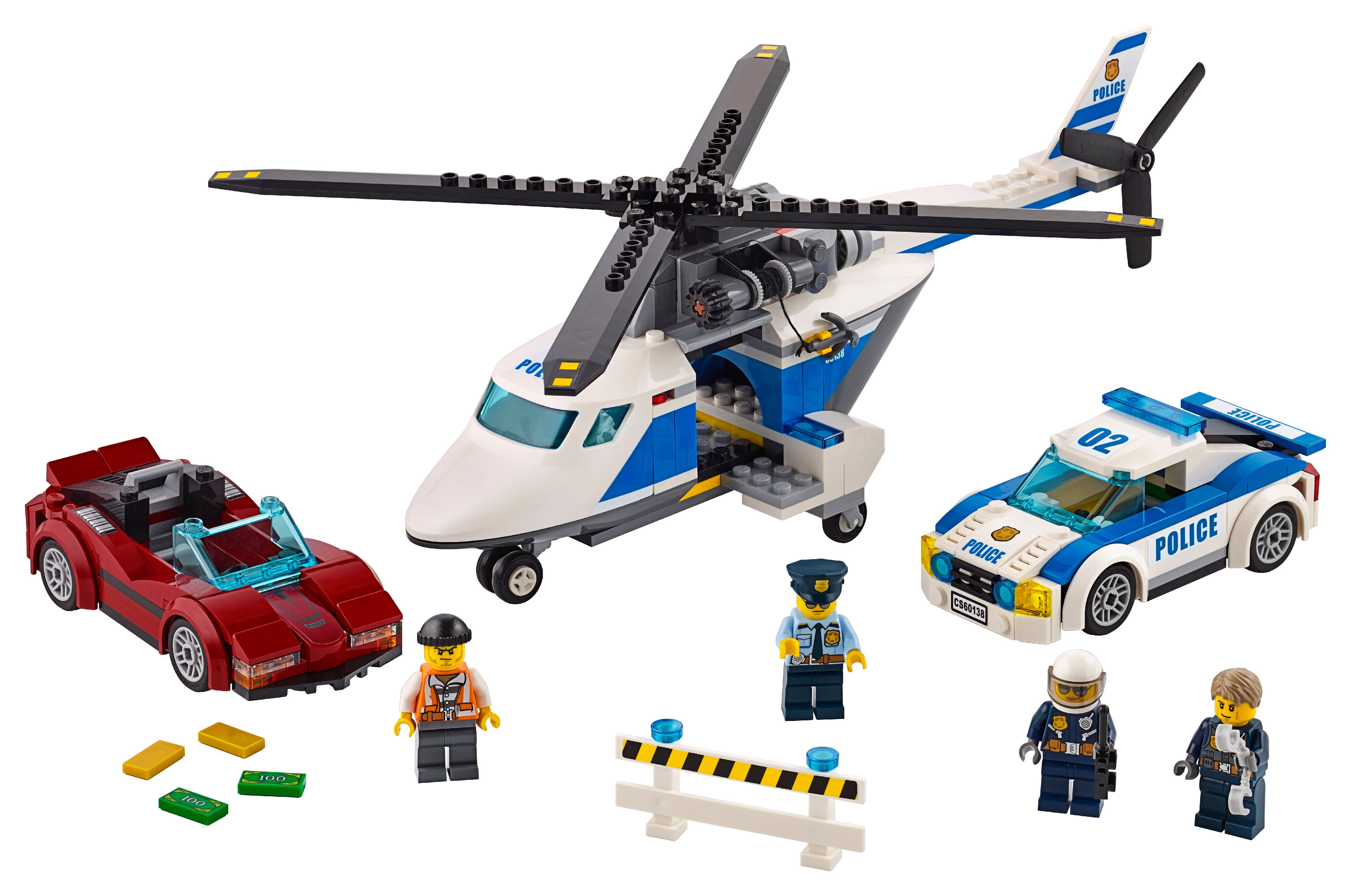 lego police water plane