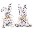 thumbnail image 1 of Figurita de conejo de Pascua de estilo porcelana azul y blanca adorno de conejo • Decoración navideña para mesa central • Decoración duradera para fiestas de Pascua, 1 of 6