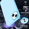 thumbnail image 3 of Liquid Silicone Case for iPhone 15 Pro Max (6.7 inch) Silicone Magnetic Phone Case- Compatible with Magsafe - Blue, 3 of 5