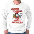 thumbnail image 5 of Santa Papa Smurf Christmas Presents Long Sleeve TShirt Men Women Brisco Brands M, 5 of 6